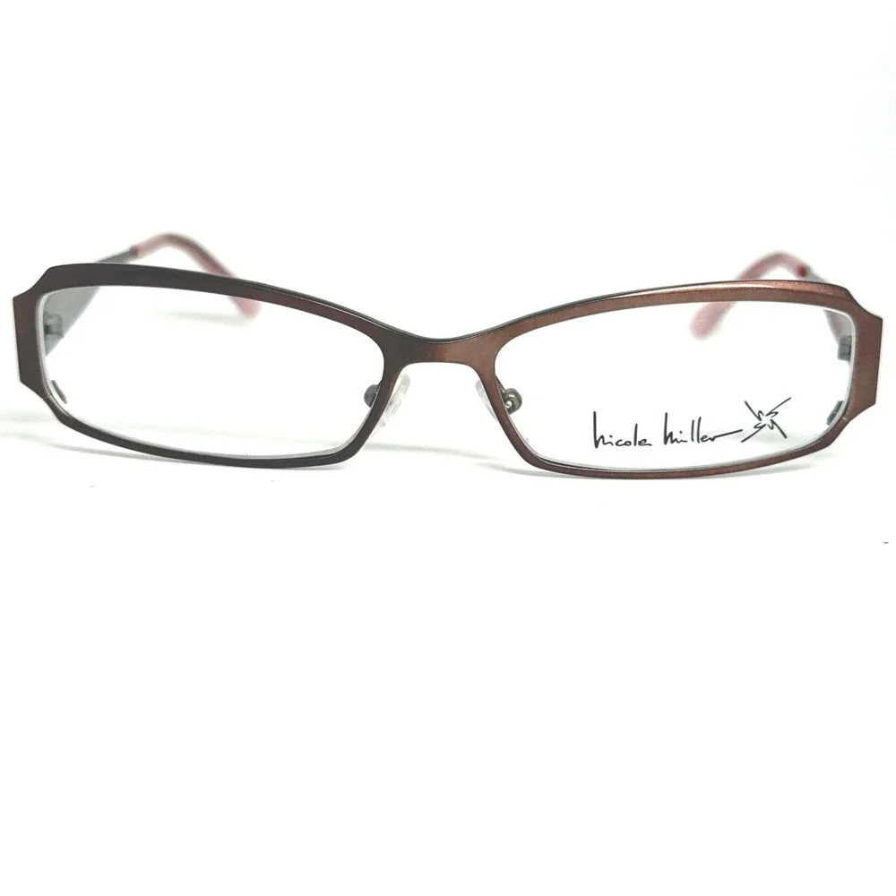 Nicole Miller Collection Muse Ginger Eyeglasses Frames Brown‎ 55-15-135mm Womens